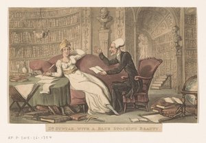 シンタックス博士と図書館の女性 博士 青いストッキングの美しさを持つ構文 (オブジェクトのタイトル)