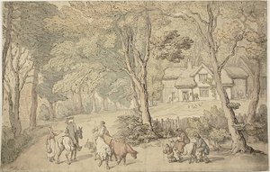 Doctor Syntax オン ザ ロード 作： Thomas Rowlandson