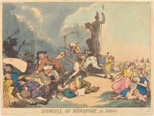 1800年の独占の崩壊 作： Thomas Rowlandson