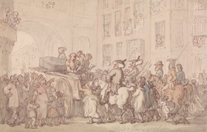 Dr. Syntax が実行に参加 作： Thomas Rowlandson