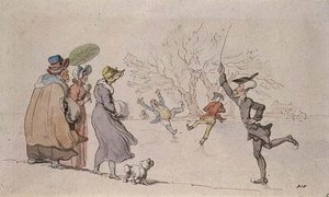 Dr.シンタックス スケート 作： Thomas Rowlandson