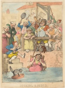 叱責をかわす 作： Thomas Rowlandson