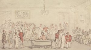 優雅なペアダンス 作： Thomas Rowlandson