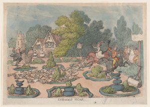 Enraged Vicar, March 1, 1807., March 1, 1807. 作： Thomas Rowlandson