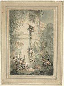 フランス人捕虜の脱走 作： Thomas Rowlandson