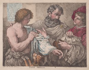 Philus Prodigus The Prodigal Son, 1783-95., 1783-95. 作： Thomas Rowlandson