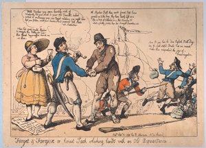 Forget & Forgive, or Honest Jack Shaking Hands with and Old Aquaintance, Se..., September 3, 1799