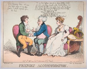 友好的な宿泊施設、1802 年 2 月 25 日、1802 年 2 月 25 日。 作： Thomas Rowlandson