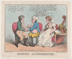 友好的な宿泊施設、1802 年 2 月 25 日、1802 年 2 月 25 日。 作： Thomas Rowlandson