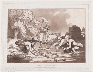 カエル狩り 作： Thomas Rowlandson