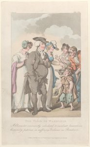 フロントピース。The Vicar of Wakefield, from The Vicar of Wakefield, May 1, 1817.5.1. 作： Thomas Rowlandson