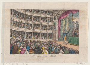 1808 年 4 月、ジョージ・アレクサンダー・スティーブンスによる頭に関する講義からの口絵。
