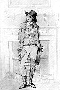 ジョージモーランド、1786年。 作： Thomas Rowlandson