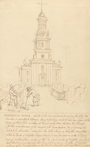 グリニッジ教会 作： Thomas Rowlandson