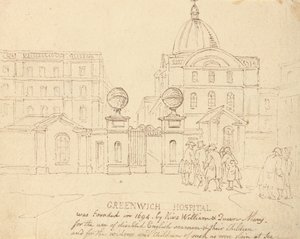 グリニッジ病院 作： Thomas Rowlandson