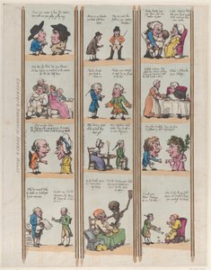客室とホールのグロテスクな境界線、プレート 15、1799 年、1799 年。