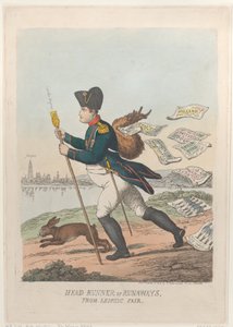 1814 年 3 月 2 日、ライプツィック フェアのヘッド ランナーまたはランナウェイズ。