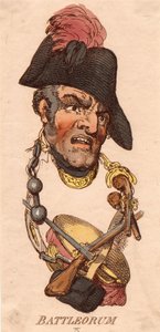 見出し：バトルロウム 作： Thomas Rowlandson
