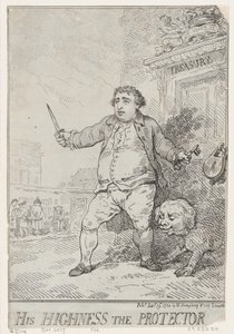 保護者殿下、1784 年 1 月 19 日、1784 年 1 月 19 日。 作： Thomas Rowlandson
