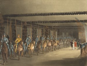 ホース アーモリー、ロンドン塔、1809 年 11 月 1 日、1809 年 11 月 1 日 作： Thomas Rowlandson