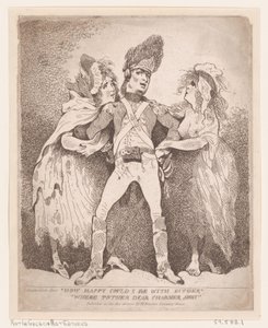 親愛なるチャーマー・アウェイ、[1784]、[1784]。 作： Thomas Rowlandson
