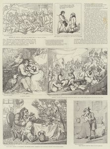 王立海軍展でのユーモラスなアート 作： Thomas Rowlandson