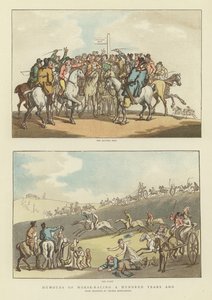 百年前の競馬のユーモア 作： Thomas Rowlandson