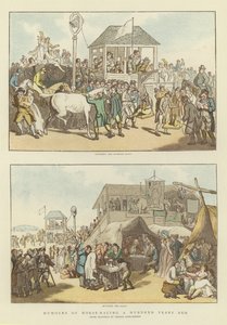 百年前の競馬のユーモア 作： Thomas Rowlandson