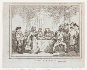 これはあなたのシラミですか？ 作： Thomas Rowlandson