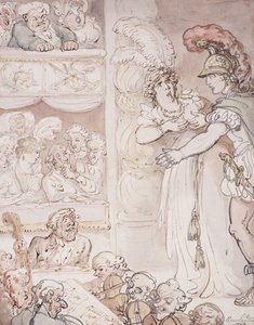 オペラのジョン・ブル、1803 作： Thomas Rowlandson