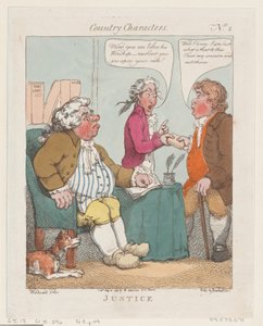 正義、1799 年 8 月 30 日、1799 年 8 月 30 日。 作： Thomas Rowlandson