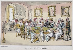 La docteur à une partie de cartes - ウィリアム・コム著「シンタックス博士の3つのツアー：絵のように美しい慰めと妻を求めて」に掲載されています。ローランドソン