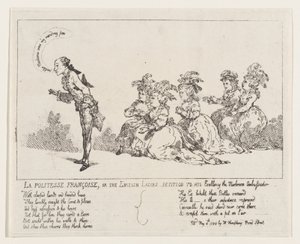 ラ・ポリティッセ・フランソワーズ、またはムシュロ閣下への英国の女性の嘆願書...、1789年5月4日。 作： Thomas Rowlandson