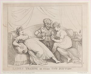 Ladies Trading on Their Own Bottom, October 5, 1810., October 5, 1810.    1151921   ja       japanese Successfully Translated  Original: 20aec401021e Translat: 20aec401021e 1431596 ja japanese Successfully Translated Original: Portrait of the Amsterdam Bre 作： Thomas Rowlandson