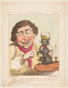 笑い声、1800年1月21日。 作： Thomas Rowlandson
