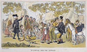 Le docteur et les Gypsies (ou Romanichels) - in "Doctor Syntax