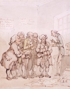 融資業者、18 世紀後半から 19 世紀初頭 作： Thomas Rowlandson