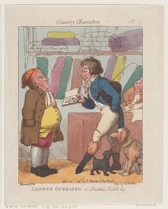 London Outrider, or Brother Saddlebag, September 10, 1799., September 10, 1799. 作： Thomas Rowlandson