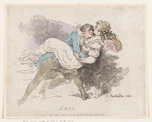 愛、1785 年 8 月 12 日、1785 年 8 月 12 日。 作： Thomas Rowlandson
