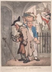 愛は錠前屋で笑う、1811 年 8 月 20 日、1811 年 8 月 20 日。 作： Thomas Rowlandson