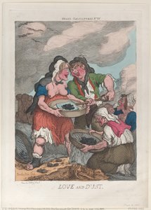 愛と塵、1810 年 6 月 4 日、1810 年 6 月 4 日。 作： Thomas Rowlandson