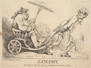 ラグジュアリー、[1781] 1786-95を再発行。 作： Thomas Rowlandson
