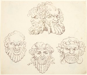 マスク 作： Thomas Rowlandson