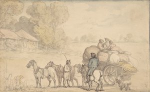 移民、1780年から1827年。 作： Thomas Rowlandson