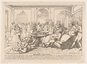 1807年6月12日のミザリーズ・パーソナル。, 1807年6月12日のミザリーズ・パーソナル。 作： Thomas Rowlandson
