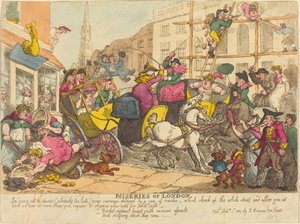 ミザリー オブ ロンドン 作： Thomas Rowlandson