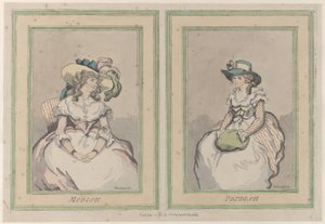 モディッシュとプルディッシュ、1791 年 12 月 1 日、1791 年 12 月 1 日。 作： Thomas Rowlandson
