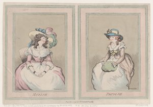 モディッシュとプルディッシュ、1791 年 12 月 1 日、1791 年 12 月 1 日。 作： Thomas Rowlandson