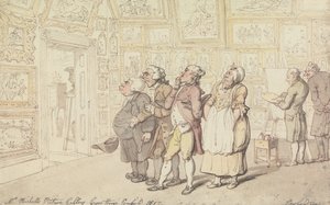 ミッチェル氏の絵画ギャラリー、グローブ・ハウス、エンフィールド 1817年