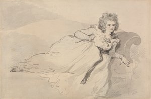 Rouva Abington 作： Thomas Rowlandson